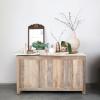 imageCreative CoOp 30 Inches Reclaimed Wood Framed Wall Mirror Natural