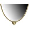 imageCreative CoOp Distressed Oval Metal Framed Pivoting Wall Mirror Gold