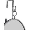 imageCreative CoOp Framed Oval Wall Mirror with Hanging BracketBlack