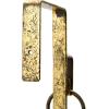 imageCreative CoOp Framed Oval Wall Mirror with Hanging BracketGold