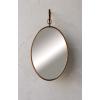 imageCreative CoOp Framed Oval Wall Mirror with Hanging BracketGold