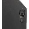 imageCreative CoOp Hexagonal Carved Wood Framed Wall Mirror WalnutBlack