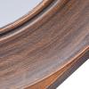imageCreative CoOp Hexagonal Carved Wood Framed Wall Mirror WalnutBrown