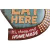 imageCreative CoOp Tin Eat Here Retro Wall Decor