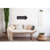 imageCreative CoOp Wooden Arrow Shaped Dont Look Back Youre Not Going That Way Wall Sign