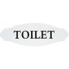 imageWhite Decorative Metal Toilet Sign