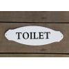 imageWhite Decorative Metal Toilet Sign