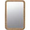 imageCreative CoOp Elegant Woven Rattan Wall Mirror Natural