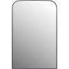 imageCreative CoOp Rounded Edge Rectangle Metal Framed Wall Mirror Black