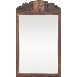 imageCreative CoOp 30 Inches Reclaimed Wood Framed Wall Mirror Natural