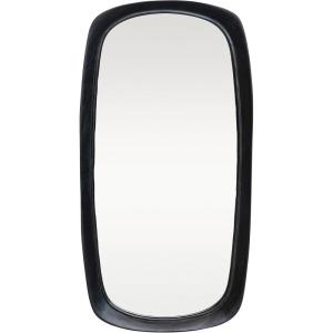 imageCreative CoOp 43 Inches Mango Wood Framed Matte Black Wall Mirror
