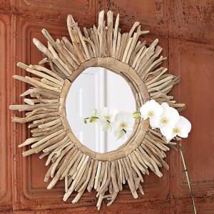 imageCreative CoOp Driftwood Sunburst Mirror