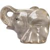 imageCreative CoOp 6 Inches Round Ceramic Tiger Head Hold 5 Inches Pot Multicolored Planter OrangeElephant