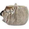 imageCreative CoOp 6 Inches Round Ceramic Tiger Head Hold 5 Inches Pot Multicolored Planter OrangeKoala