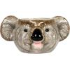 imageCreative CoOp 6 Inches Round Ceramic Tiger Head Hold 5 Inches Pot Multicolored Planter OrangeKoala