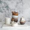 imageCreative CoOp Bohemian Charm Stoneware Vase with Handle Multicolor Set of 46 Bowl