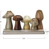 imageCreative CoOp Enchanted Garden Stoneware Mushroom Vase Multicolor
