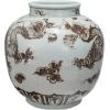 imageCreative CoOp Imperial Dragon HandPainted Porcelain Vase Brown