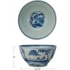 imageCreative CoOp Oriental Landscape Porcelain Planter Blue