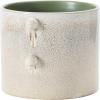 imageCreative CoOp Stoneware Cream Reactive Glaze Each One Will Vary Holds 7quot Planter Pot