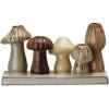 imageCreative CoOp Enchanted Garden Stoneware Mushroom Vase Multicolor