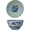 imageCreative CoOp Oriental Landscape Porcelain Planter Blue