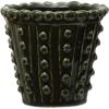 imageCreative CoOp Stoneware Hobnail Planter Green Holds 5quot Pot