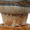 imageCreative CoOp 16 Inches Round Metal Footed Planter Holds 10 Inches Pot Distressed Zinc Finish