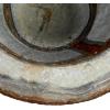 imageCreative CoOp 16 Inches Round Metal Footed Planter Holds 10 Inches Pot Distressed Zinc Finish