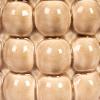 imageCreative CoOp 6 Inches Round Stoneware Raised Dots Holds 4 Inches Pot Tan Planter