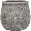 imageCreative CoOp Debossed Circles TerraCotta Planter Green