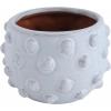 imageCreative CoOp Handmade Hobnail TerraCotta Planter WhiteHolds 5 Pot
