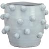 imageCreative CoOp Handmade Hobnail TerraCotta Planter WhiteHolds 7 Pot