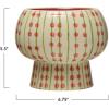 imageCreative CoOp Modern Hand Painted Stoneware Design Multicolor Planter Multi