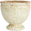 imageCreative CoOp Round Distressed TerraCotta Footed Planter Coral