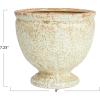 imageCreative CoOp Round Distressed TerraCotta Footed Planter Coral