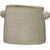 imageCreative CoOp Stoneware Planter with Abstract Face White