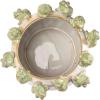imageCreative CoOp Stoneware Planter with Frog Figurine Rim Multicolor