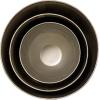 imageCreative CoOp Various Round Metal Distressed Pewter Finish Holds 6 Inches 5 Inches and 4 Inches Pots Set of 3 Planter