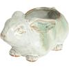 imageCreative CoOp Cottagecore Rabbit Stoneware Planter Multicolor