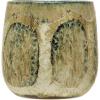 imageCreative CoOp Organically Shaped Stoneware Multicolor Planter Multi