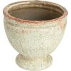 imageCreative CoOp Round Distressed TerraCotta Footed Planter Coral