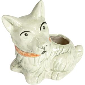 imageCreative CoOp Scotty Dog Stoneware Planter Multicolor