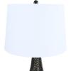 imageCreative CoOp Hammered Metal Table Lamp with Linen ShadeOilRubbed Bronze