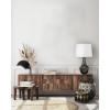 imageCreative CoOp Hammered Metal Table Lamp with Linen ShadeOilRubbed Bronze