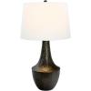 imageCreative CoOp Hammered Metal Table Lamp with Linen ShadeOilRubbed Bronze