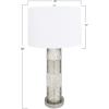 imageCreative CoOp Reeded Metal Base Table Lamp Mercury GlassMercury Glass