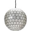 imageCreative CoOp EC0911 Capiz Honeycomb Ceiling Light Pendant Black