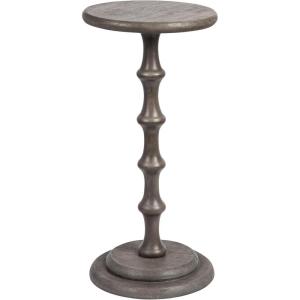 imageCreative CoOp Ergo Pedestal Cocktail Side Table Dove GreyDove Grey