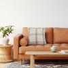 imageCreative CoOp Square Plaid Cotton Grey Pillow